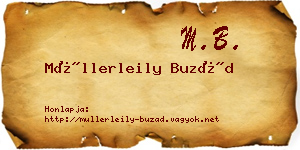 Müllerleily Buzád névjegykártya